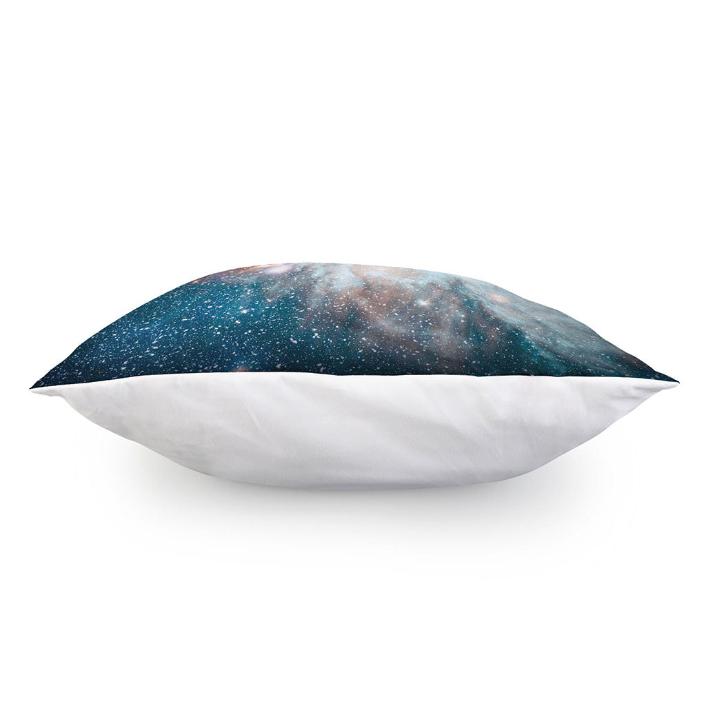 White Cloud Galaxy Space Print Pillow Cover