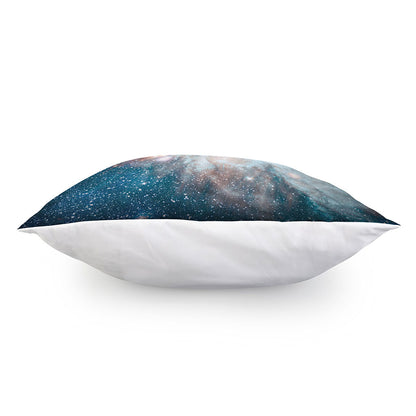 White Cloud Galaxy Space Print Pillow Cover