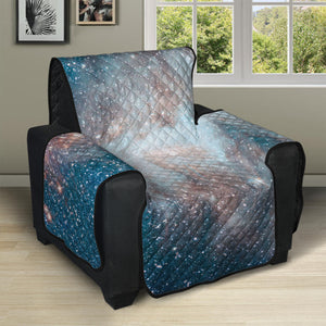 White Cloud Galaxy Space Print Recliner Protector