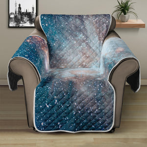 White Cloud Galaxy Space Print Recliner Protector