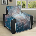 White Cloud Galaxy Space Print Recliner Protector