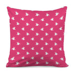 White Dove Breast Cancer Pattern Print Pillow Cover