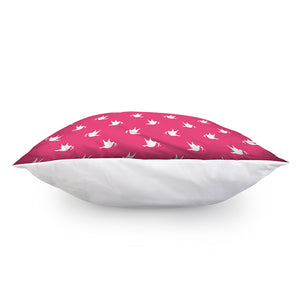 White Dove Breast Cancer Pattern Print Pillow Cover