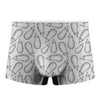 White Eggplant Drawing Print Men's Boxer Briefs