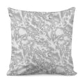 White Electric Lightning Print Pillow Cover