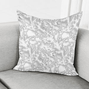 White Electric Lightning Print Pillow Cover