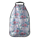 White Fairy Rose Unicorn Pattern Print Car Seat Organizers