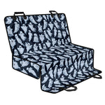 White Ghost Pattern Print Pet Car Back Seat Cover