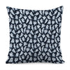 White Ghost Pattern Print Pillow Cover