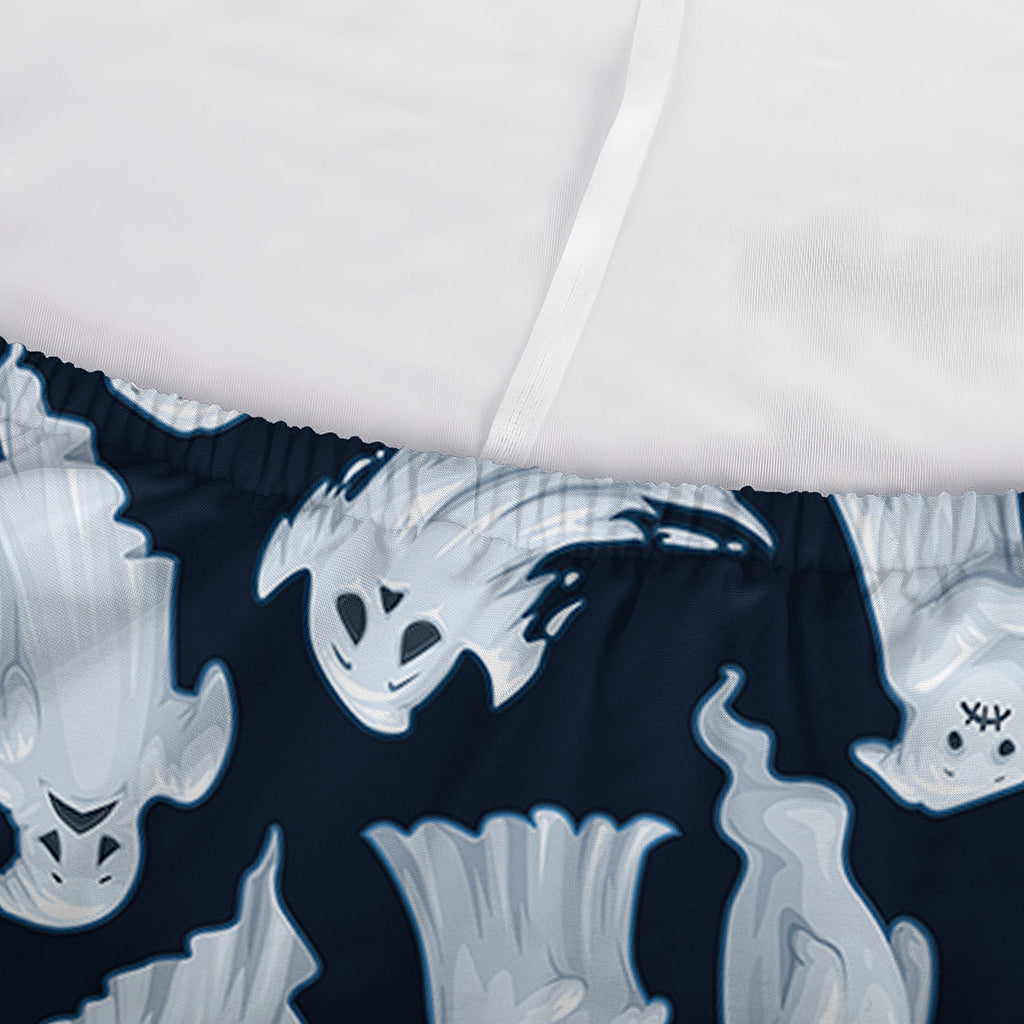 White Ghost Pattern Print Sofa Cover