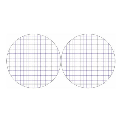 White Grey And Purple Tattersall Print Car Coasters