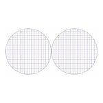 White Grey And Purple Tattersall Print Car Coasters