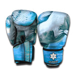 White Horse Painting Print Boxing Gloves
