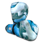 White Horse Painting Print Boxing Gloves