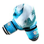 White Horse Painting Print Boxing Gloves