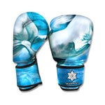 White Horse Painting Print Boxing Gloves