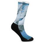 White Horse Painting Print Crew Socks