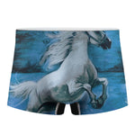 White Horse Painting Print Men's Boxer Briefs