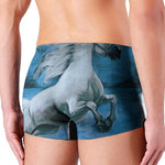 White Horse Painting Print Men's Boxer Briefs