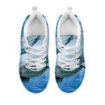 White Horse Painting Print White Sneakers