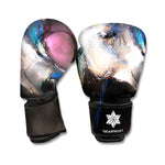 White Horse Portrait Print Boxing Gloves