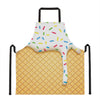 White Ice Cream Melted Print Apron