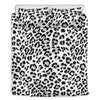 White Leopard Print Duvet Cover Bedding Set