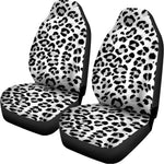 White Leopard Print Universal Fit Car Seat Covers