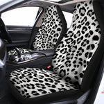 White Leopard Print Universal Fit Car Seat Covers