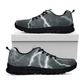 White Lightning Print Black Running Shoes