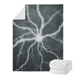 White Lightning Print Blanket