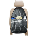 White Lightning Print Car Seat Organizers