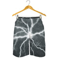 White Lightning Print Men's Shorts