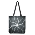 White Lightning Print Tote Bag