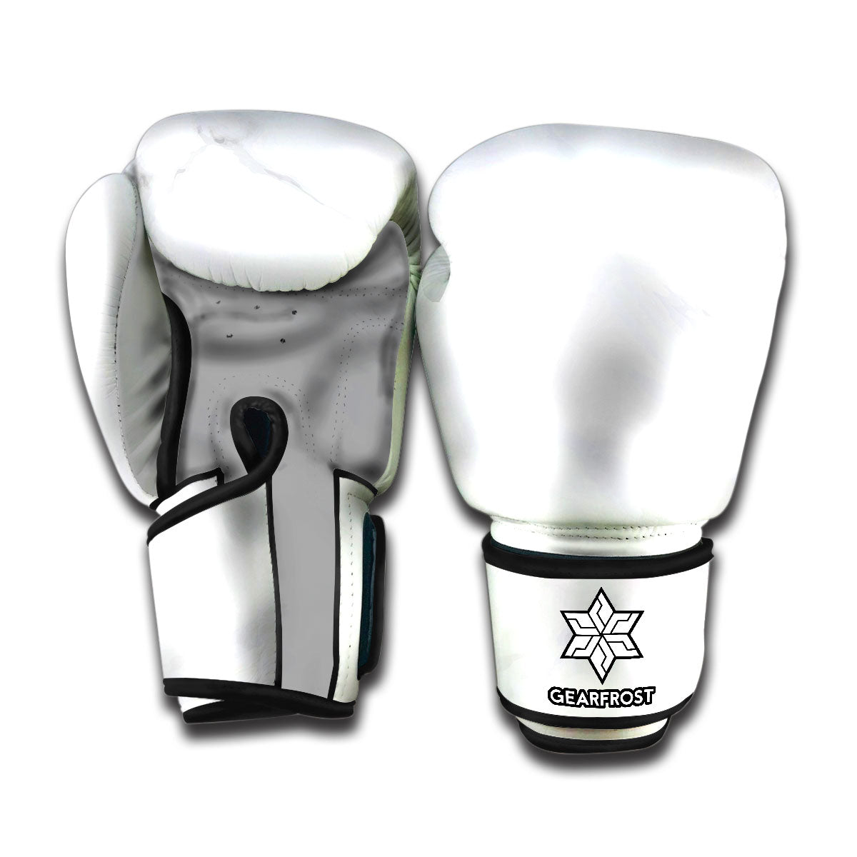White Marble Print Boxing Gloves