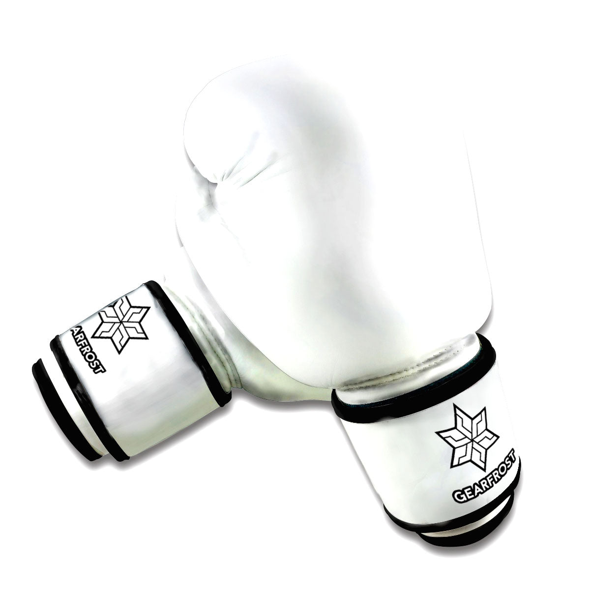 White Marble Print Boxing Gloves