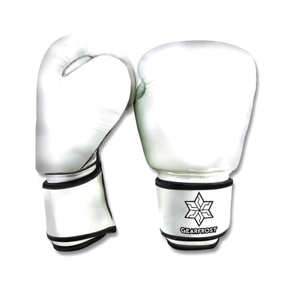 White Marble Print Boxing Gloves