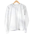 White Marble Print Men's Crewneck Sweatshirt