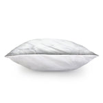 White Marble Print Pillow Cover