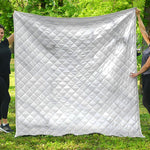 White Marble Print Quilt