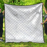 White Marble Print Quilt