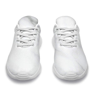 White Marble Print Sport Shoes GearFrost