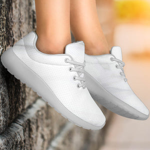 White Marble Print Sport Shoes GearFrost