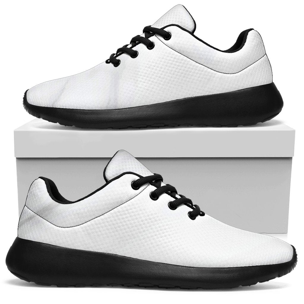 White Marble Print Sport Shoes GearFrost