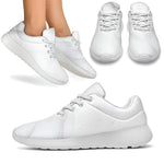 White Marble Print Sport Shoes GearFrost