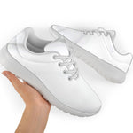 White Marble Print Sport Shoes GearFrost