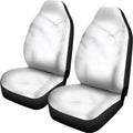 White Marble Print Universal Fit Car Seat Covers