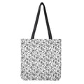 White Paisley Bandana Pattern Print Tote Bag