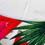 White Palm Leaf Watermelon Pattern Print Sofa Cover