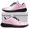 White Pink Marble Print Sport Shoes GearFrost